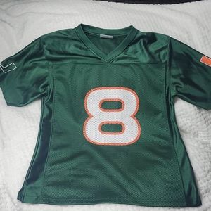 Miami Hurricanes Boys 12/14 Football Jersey